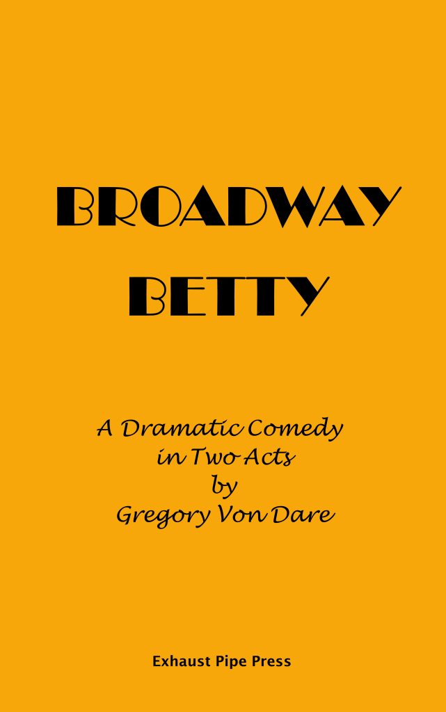 Broadway Betty script booklet cover